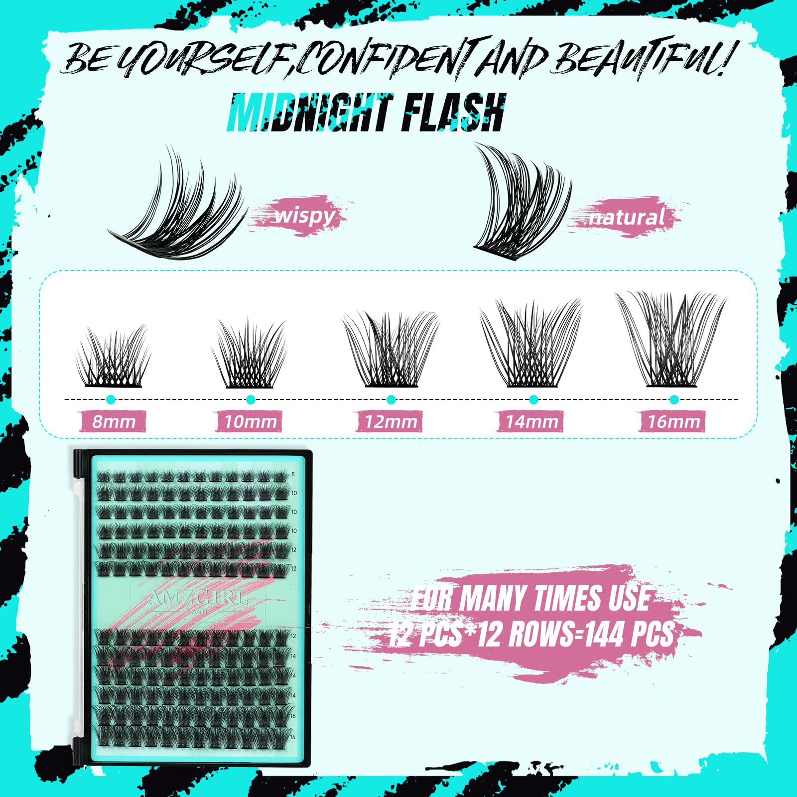 AMZGIRL LASH Lash remover helps cleanly remove clusters without residue.