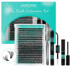 AMZGIRL LASH lash-extension kit overview for DIY clusters and ease of use