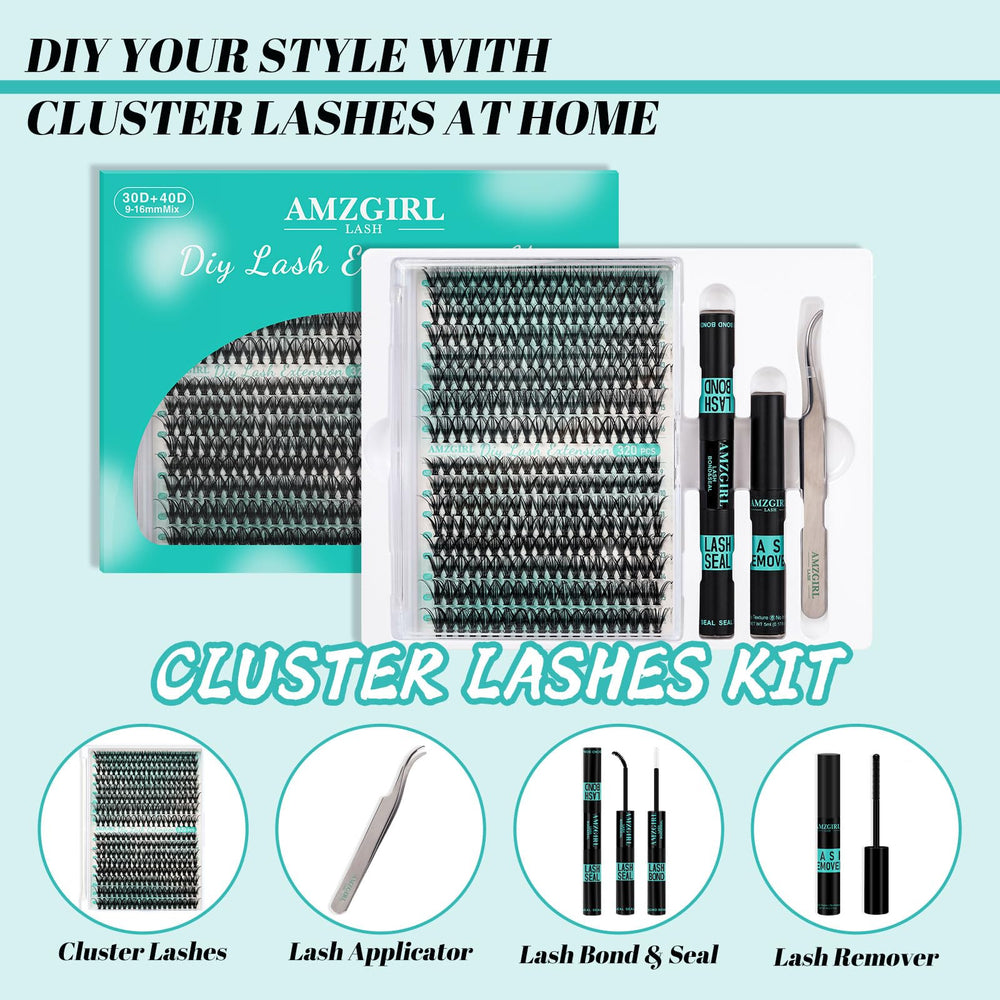 AMZGIRL LASH Bond and Seal for long-lasting cluster holds