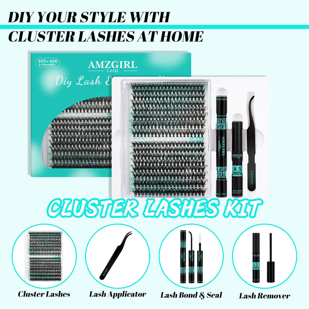 AMZGIRL LASH Bond and Seal for long-lasting cluster holds