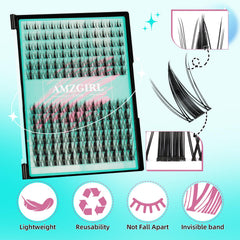 AMZGIRL LASH lash remover and precision tweezers included