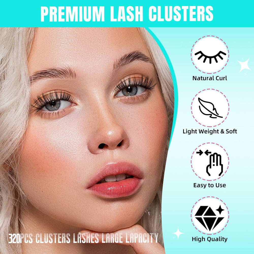 AMZGIRL LASH 30D-40D lashes 9-16mm in tray for natural flutter look