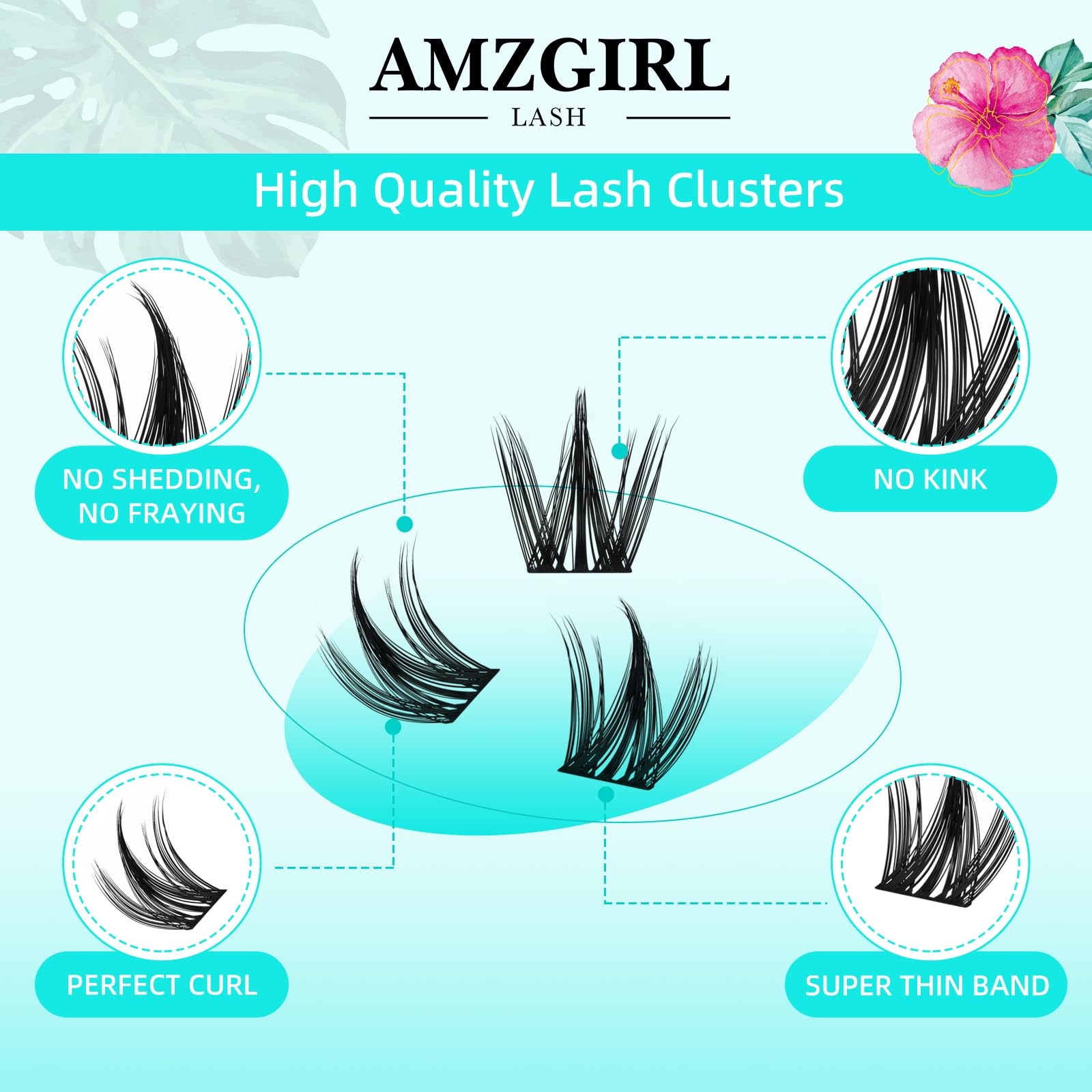 AMZGIRL LASH Manga varied lengths 10-18mm for versatile style