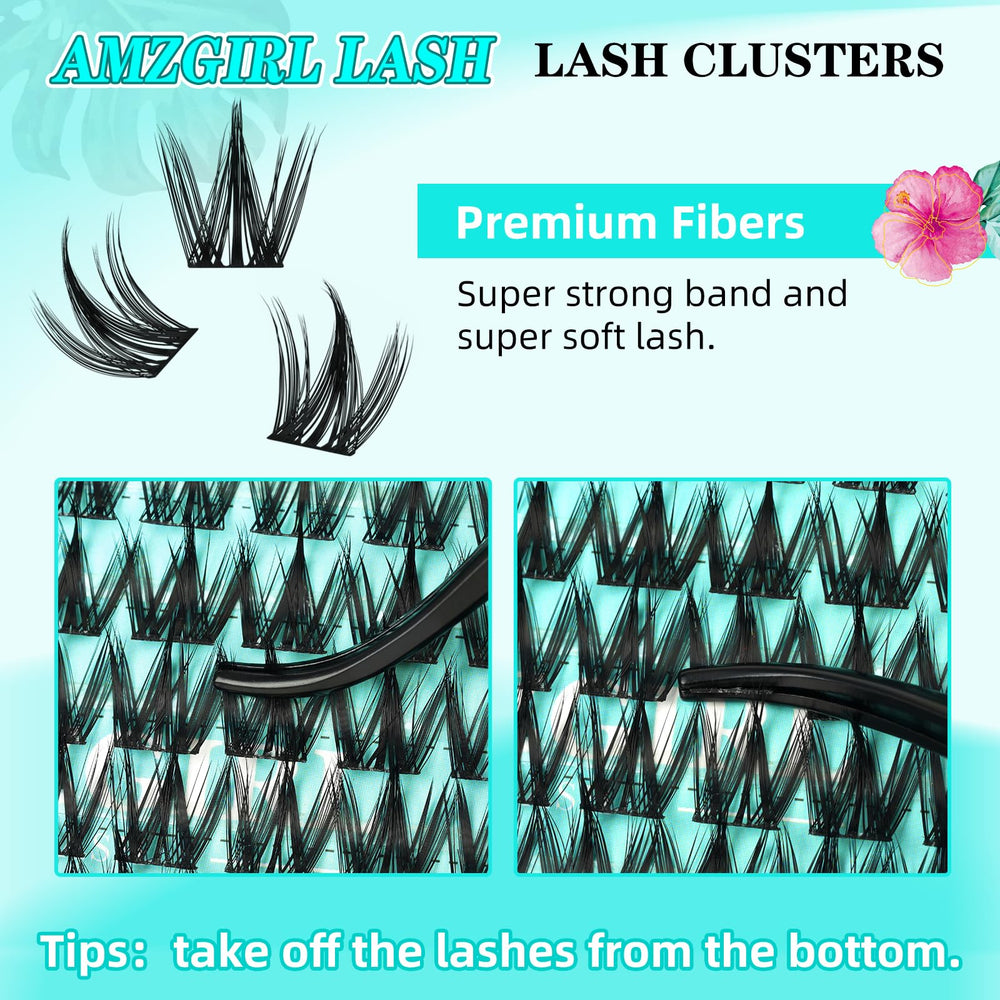 AMZGIRL LASH Manga wide-band lash closeup for seamless natural look