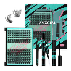 AMZGIRL LASH Midnight kit packaging shows portable set for home or travel and on-the-go beauty