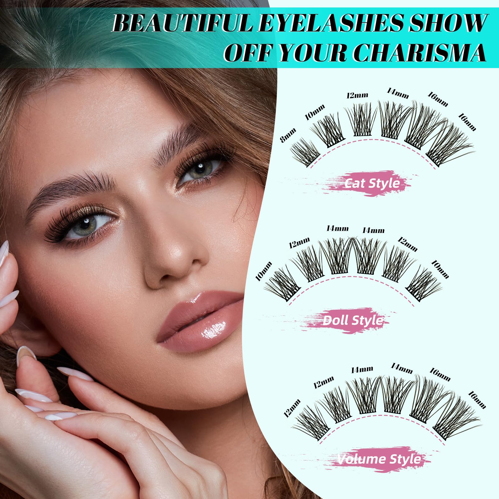 AMZGIRL LASH Tweezers close-up shows secure grip for accurate lash placement