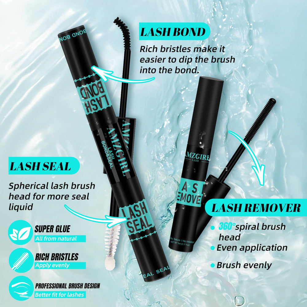 AMZGIRL LASH varied lengths 9-16mm for versatile eye shapes.