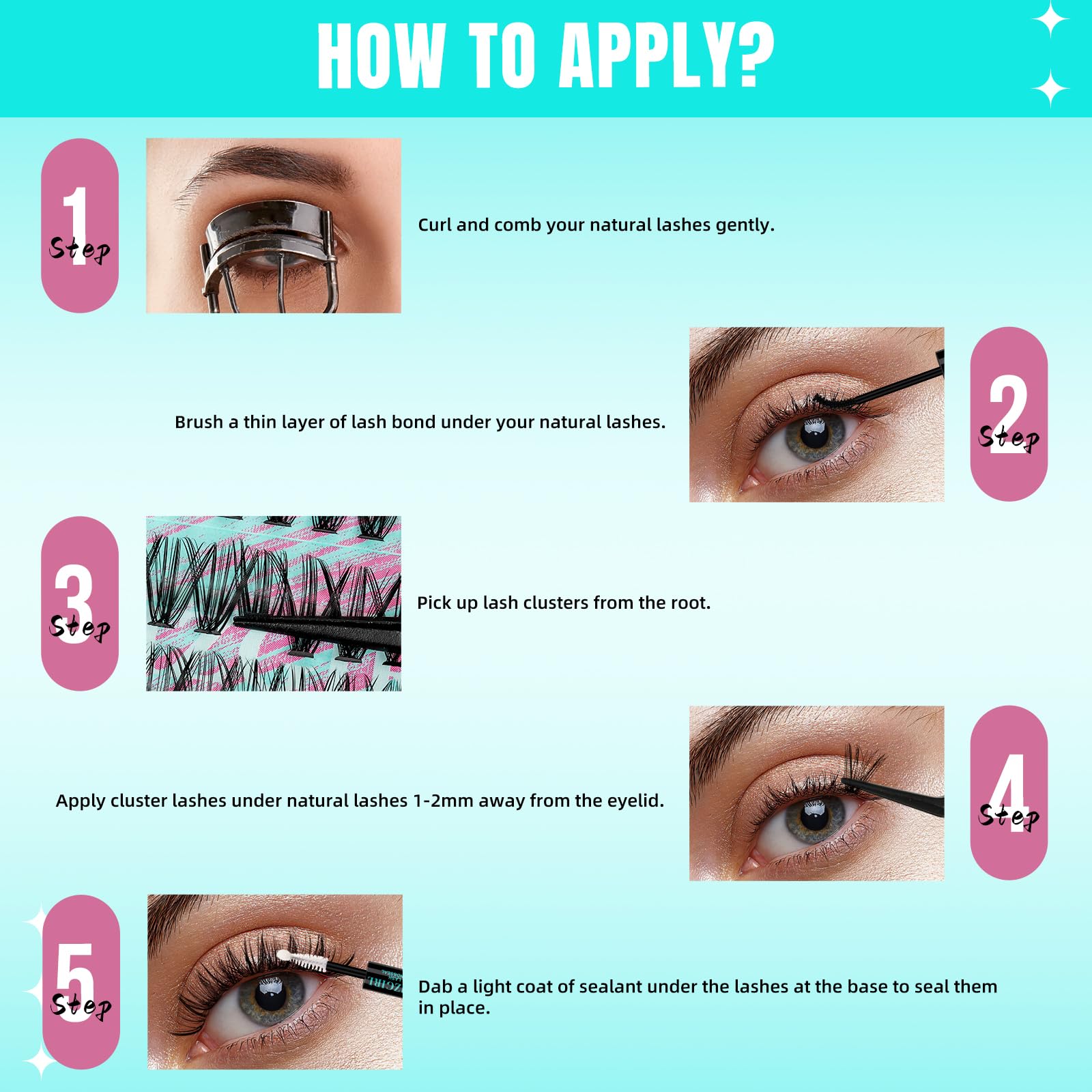 AMZGIRL LASH wedding party look image showcases elegant wispy style.