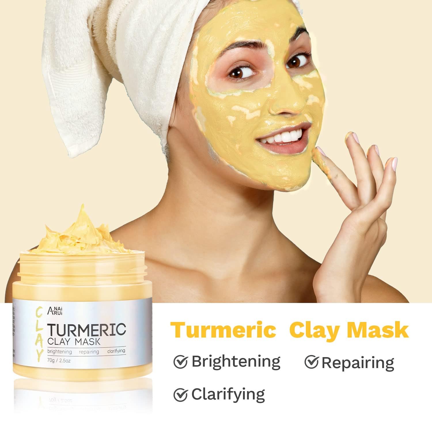 ANAI RUI 3pc face mask set gift packaging.