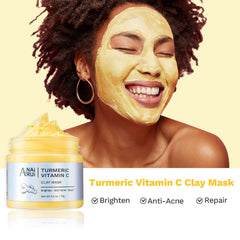 ANAI RUI avocado green tea mud mask for soothing hydration and deep pore cleansing.