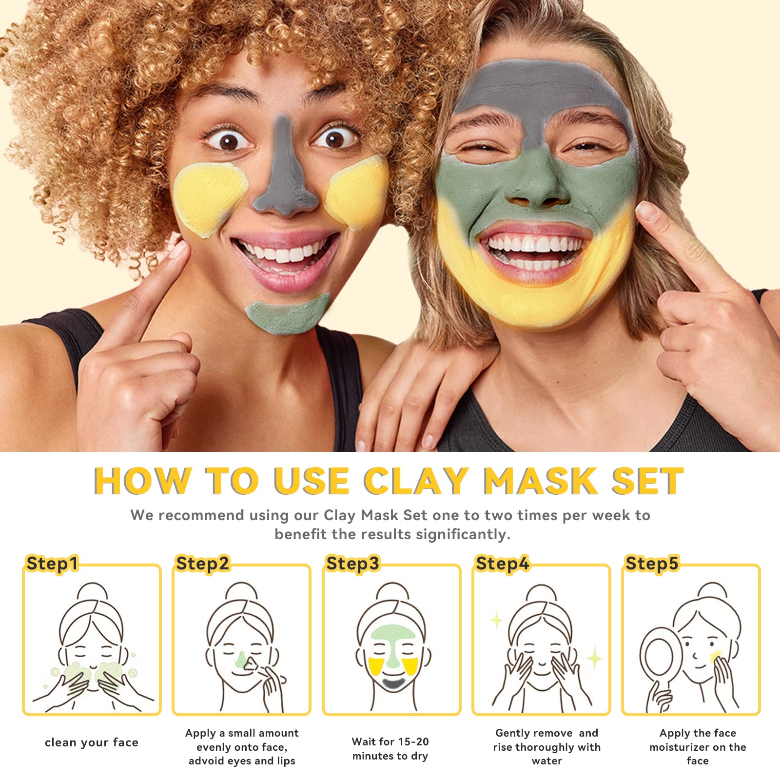 ANAI RUI Dead Sea mud mask application for deep cleansing and nourished feel.
