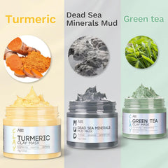 ANAI RUI green tea clay mask jar helps tighten pores.