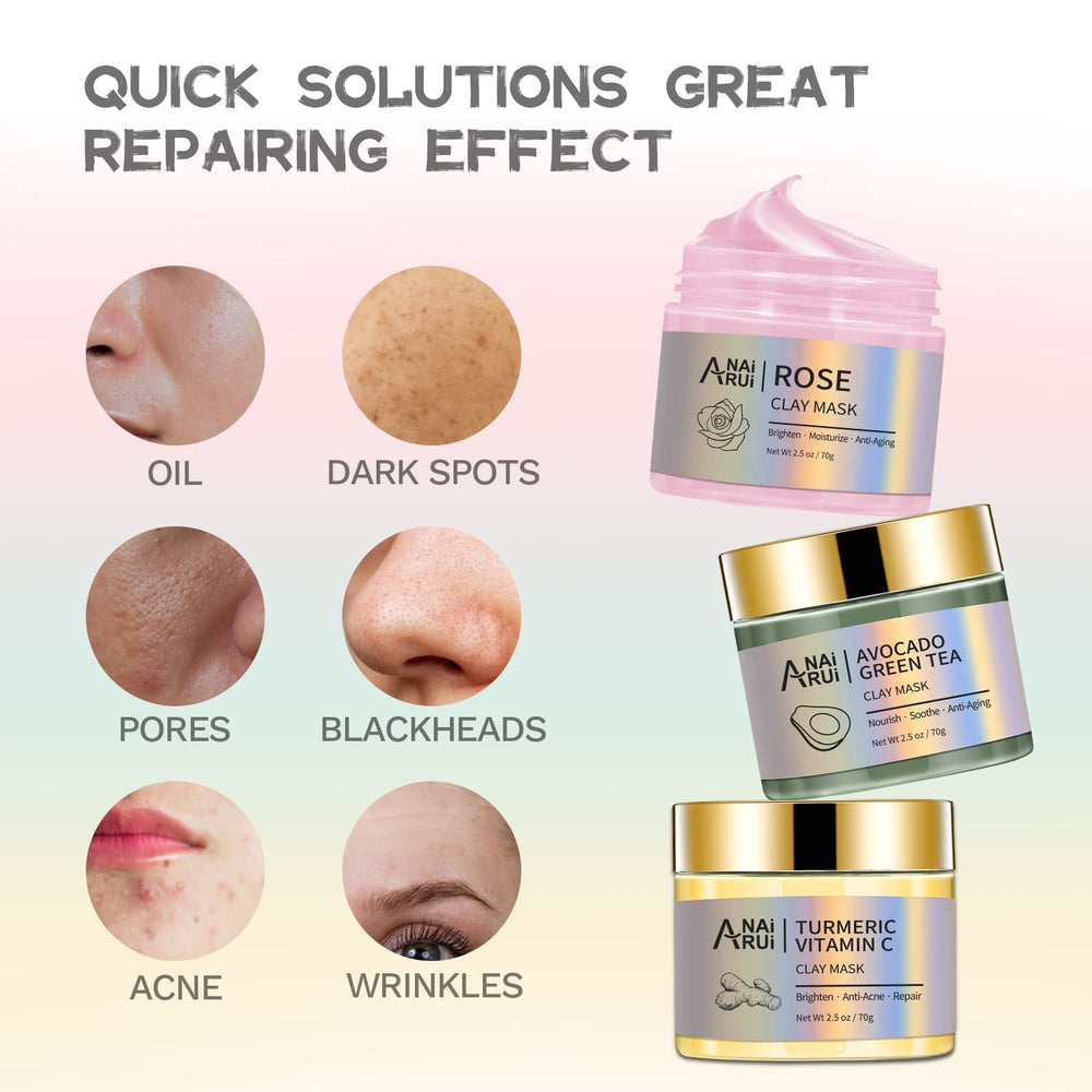 ANAI RUI oil-absorbing clay formula helps reduce shine.