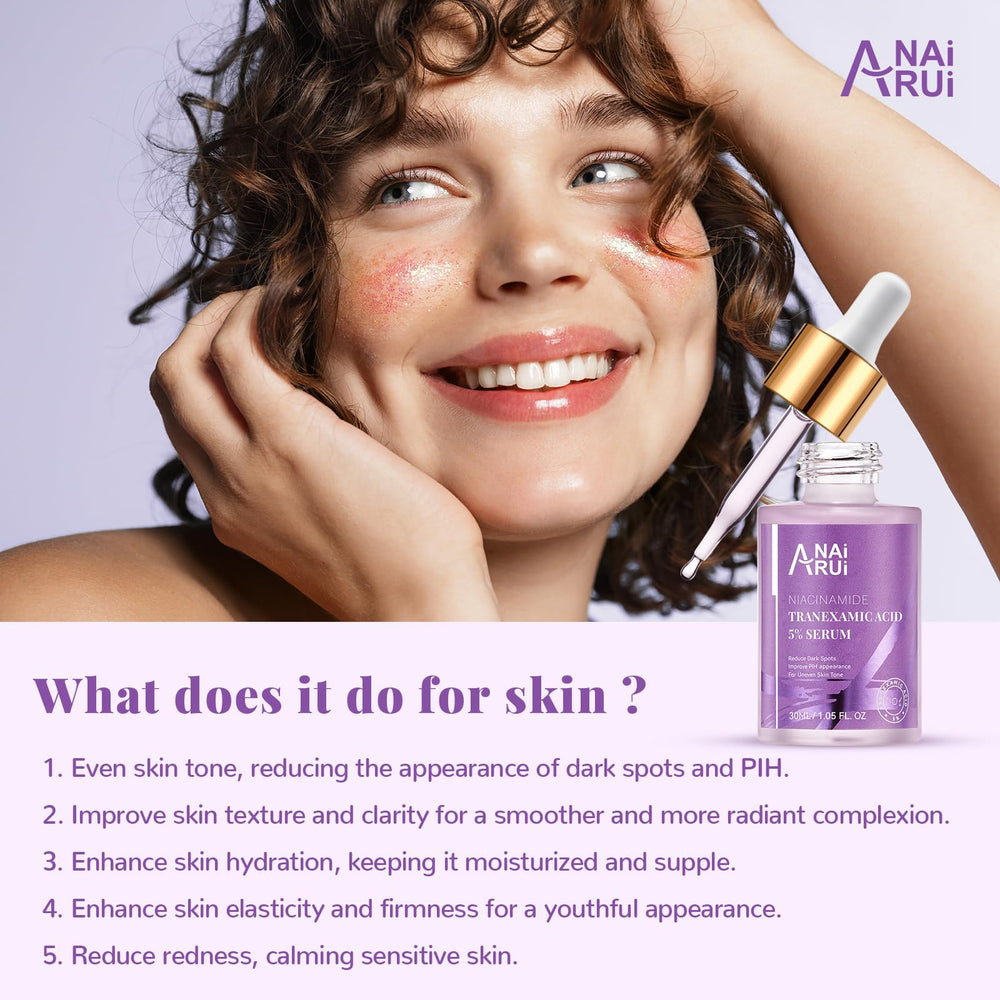 ANAI RUI serum dispensing drops for precise, lightweight application.