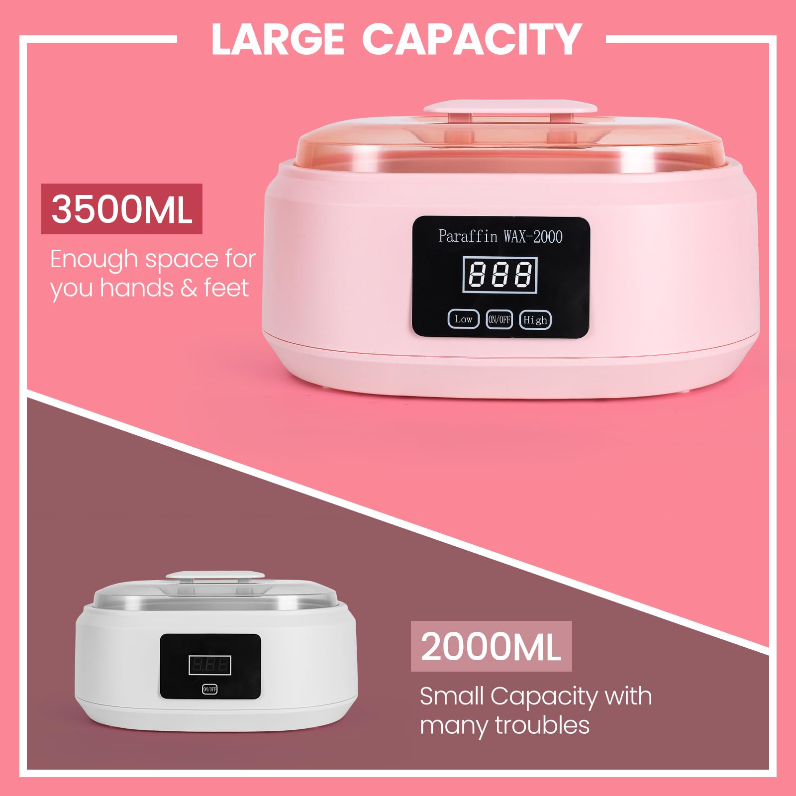 Ananelleo packaged kit highlighting large 3500ml capacity and auto keep-warm feature.