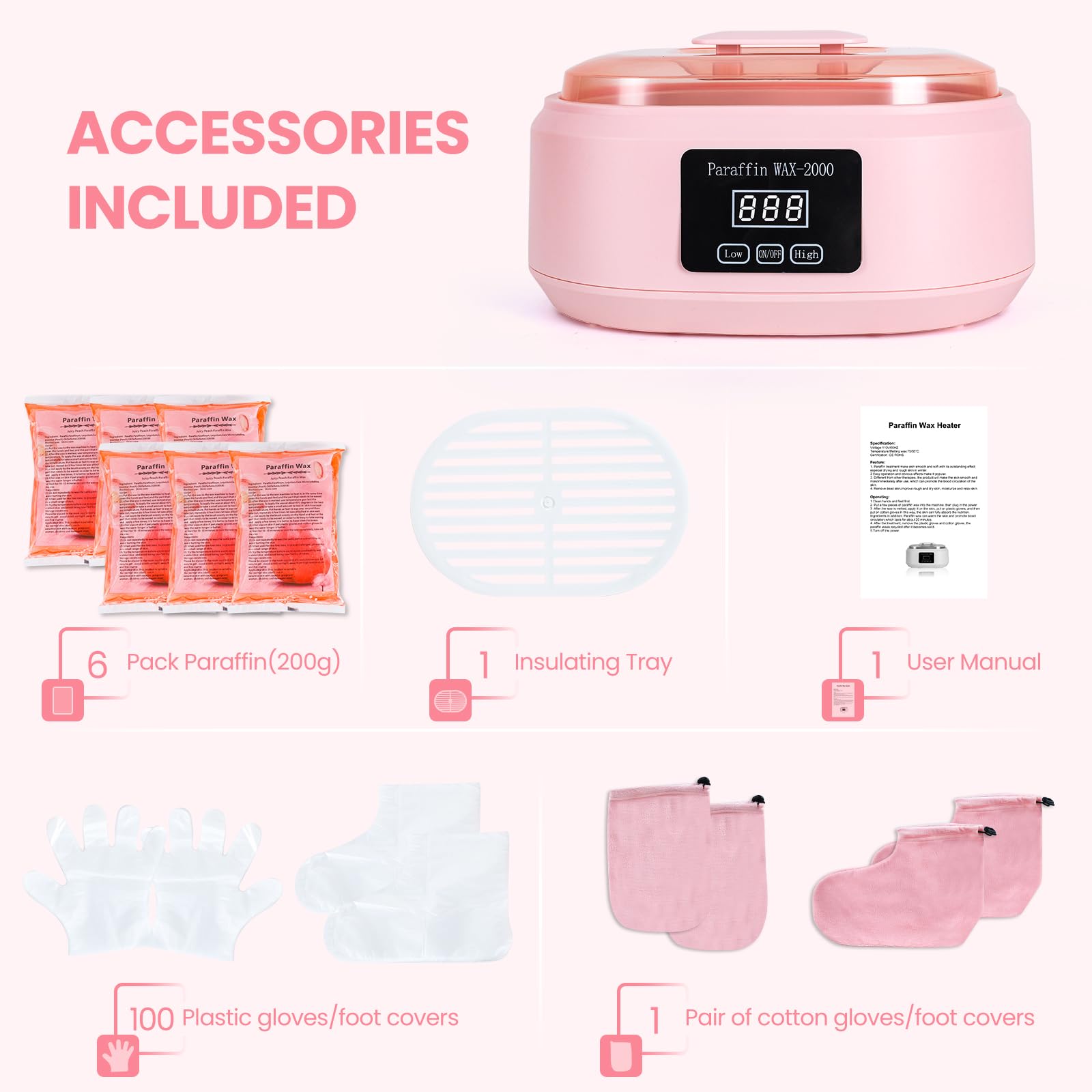 Ananelleo paraffin wax machine in use at home for a cozy spa-like session.