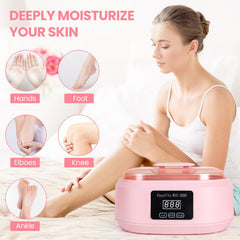 Ananelleo wax accessories include brush and spoon for precise, mess-free waxing at home.