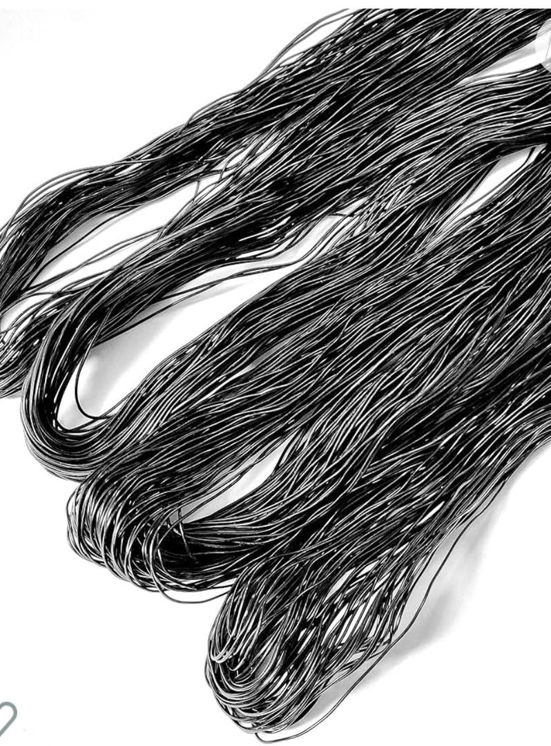Anango Black Rubber Hair Thread bundle for secure, flexible Isi Owu wrap