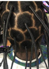 Anango hair thread wrapping Isi Owu technique on kinky hair for stylish hold