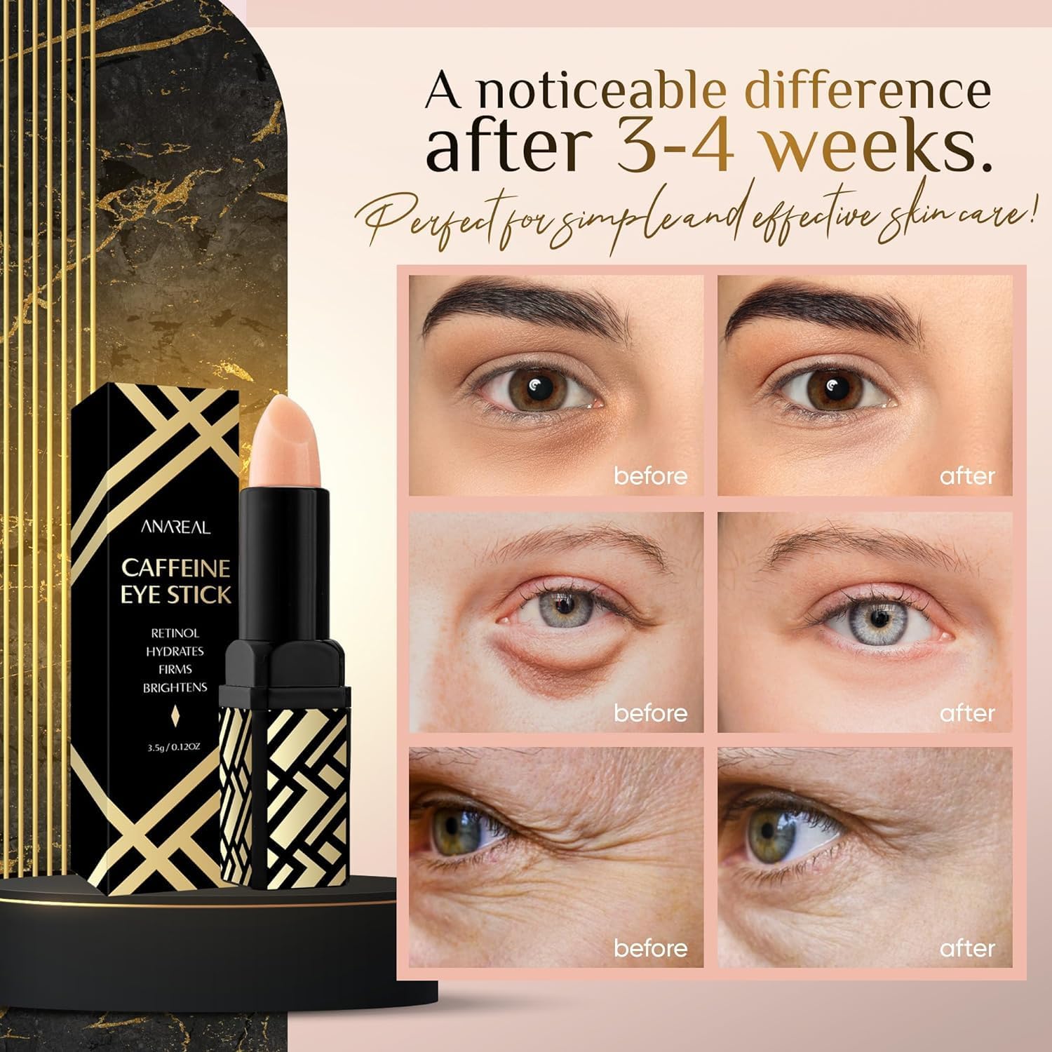 ANAREAL caffeine eye balm close up highlighting refreshing cooling sensation