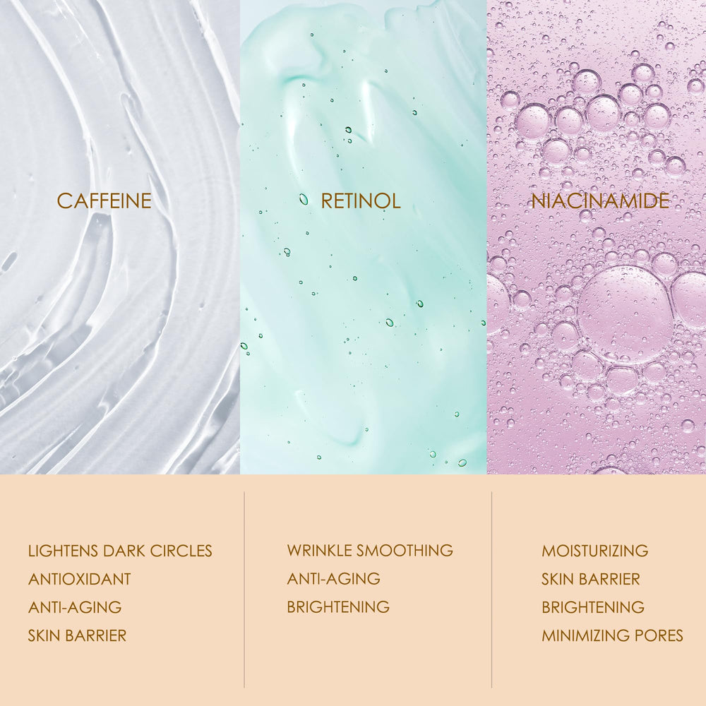 ANAREAL cooling massage head enhances absorption and a refreshing sensation around the eye