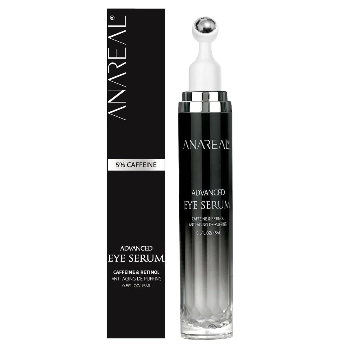 ANAREAL Eye Cream dark circles smooths under-eye area for brighter, refreshed mornings