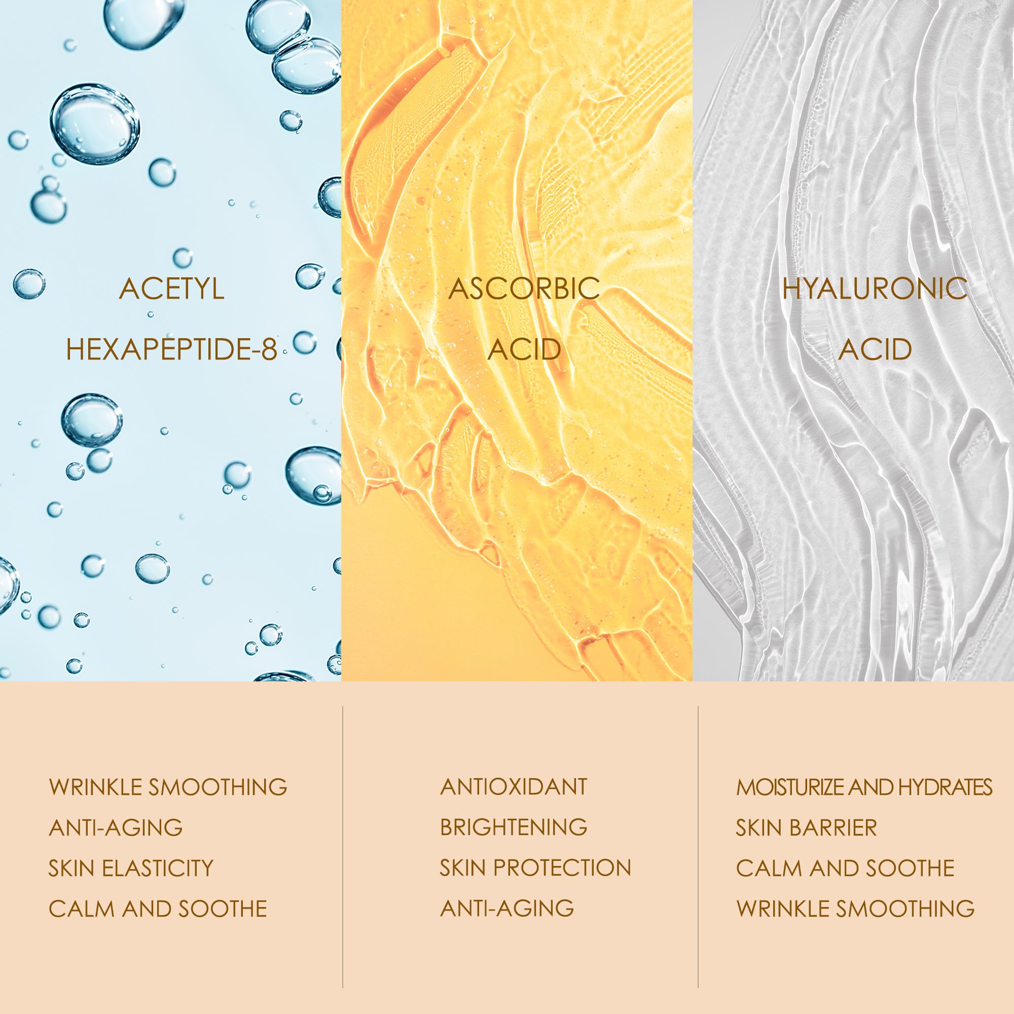 ANAREAL 360° cooling eye-roller ensures even application and soothing contour massage