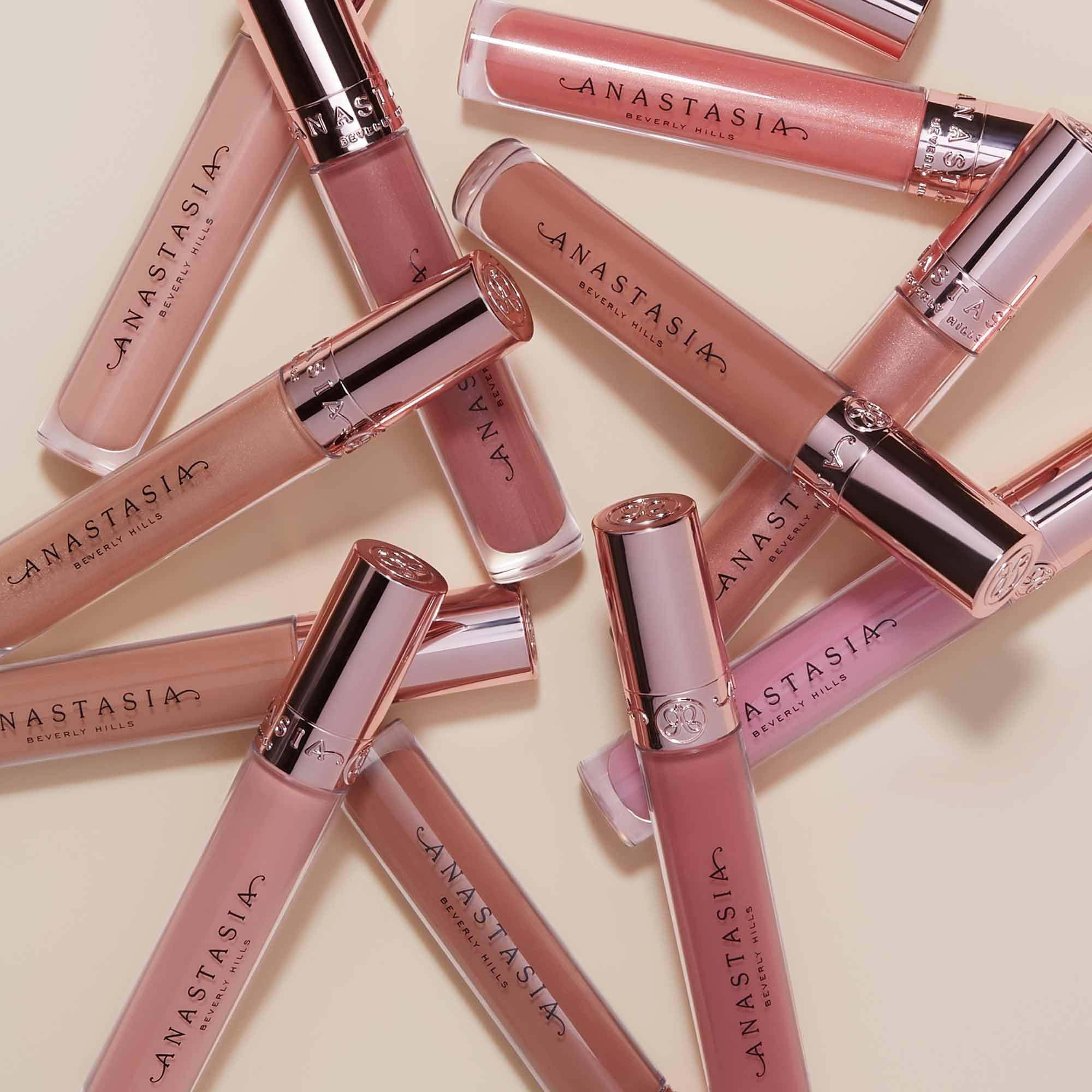 Anastasia Beverly Hills Lip Gloss Honey Kiss light-reflecting finish close-up.