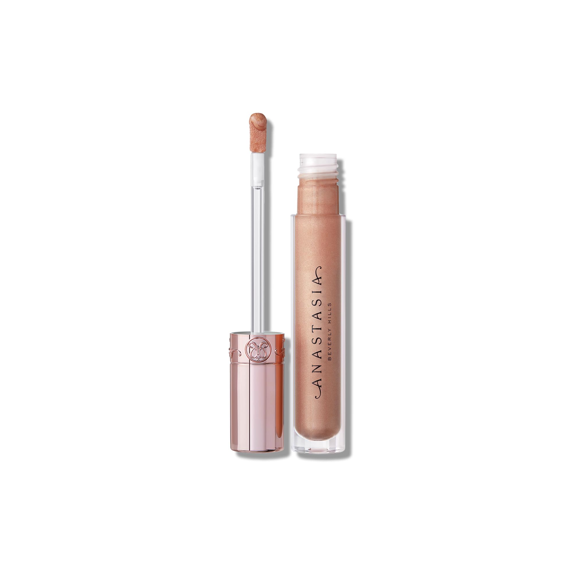 Anastasia Beverly Hills Lip Gloss Honey Kiss packaging and wand for precise application.
