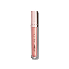 Anastasia Beverly Hills Lip Gloss Peachy applicator showing precise lip color application.