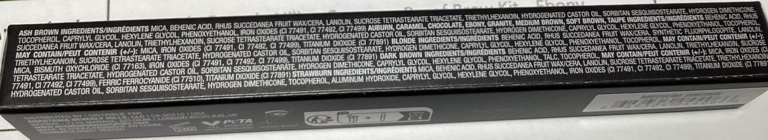 Anastasia Beverly Hills lip liner Rosewood closeup highlights vegan, cruelty-free formulation