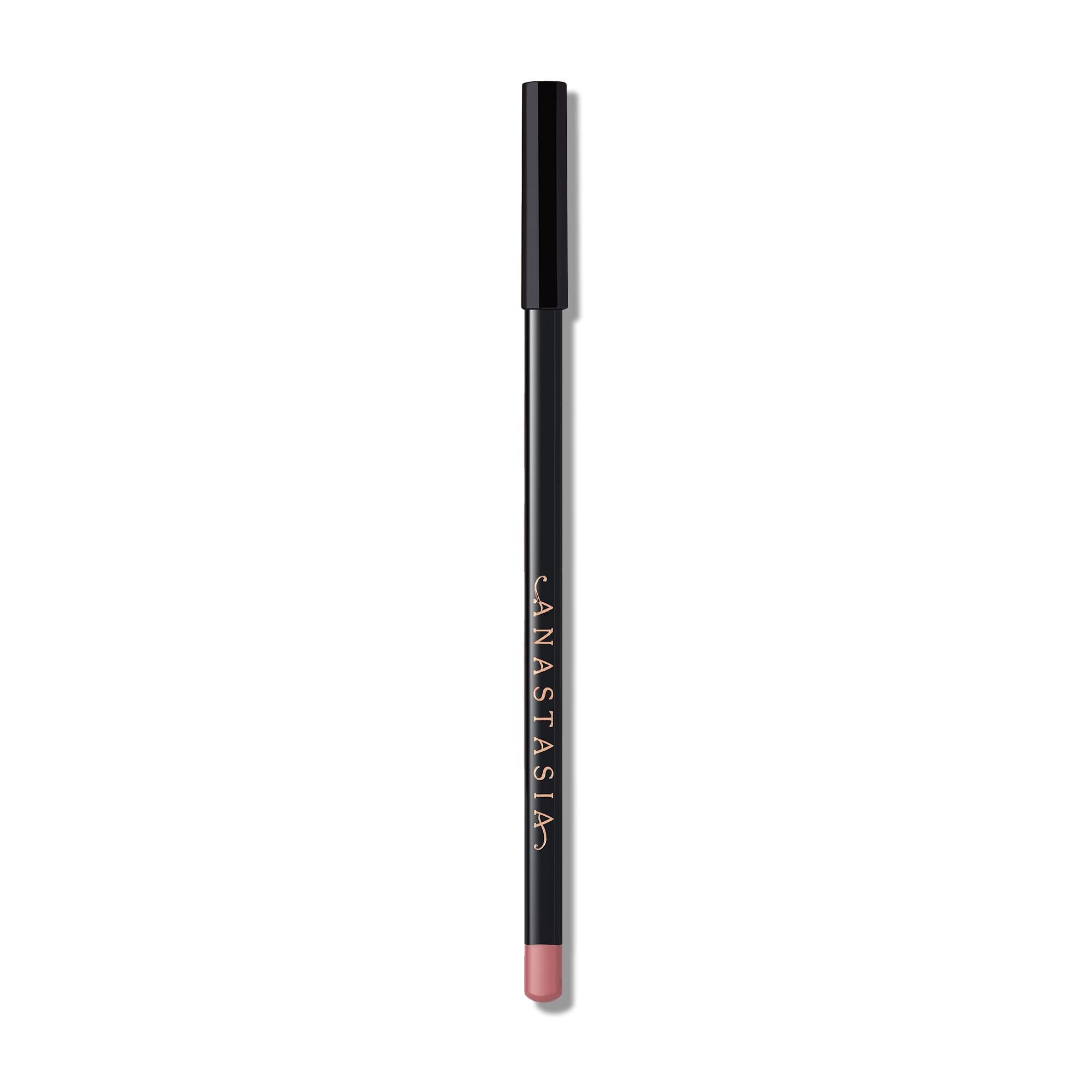 Anastasia Beverly Hills Rosewood lip liner swatch showing rich color and smooth glide