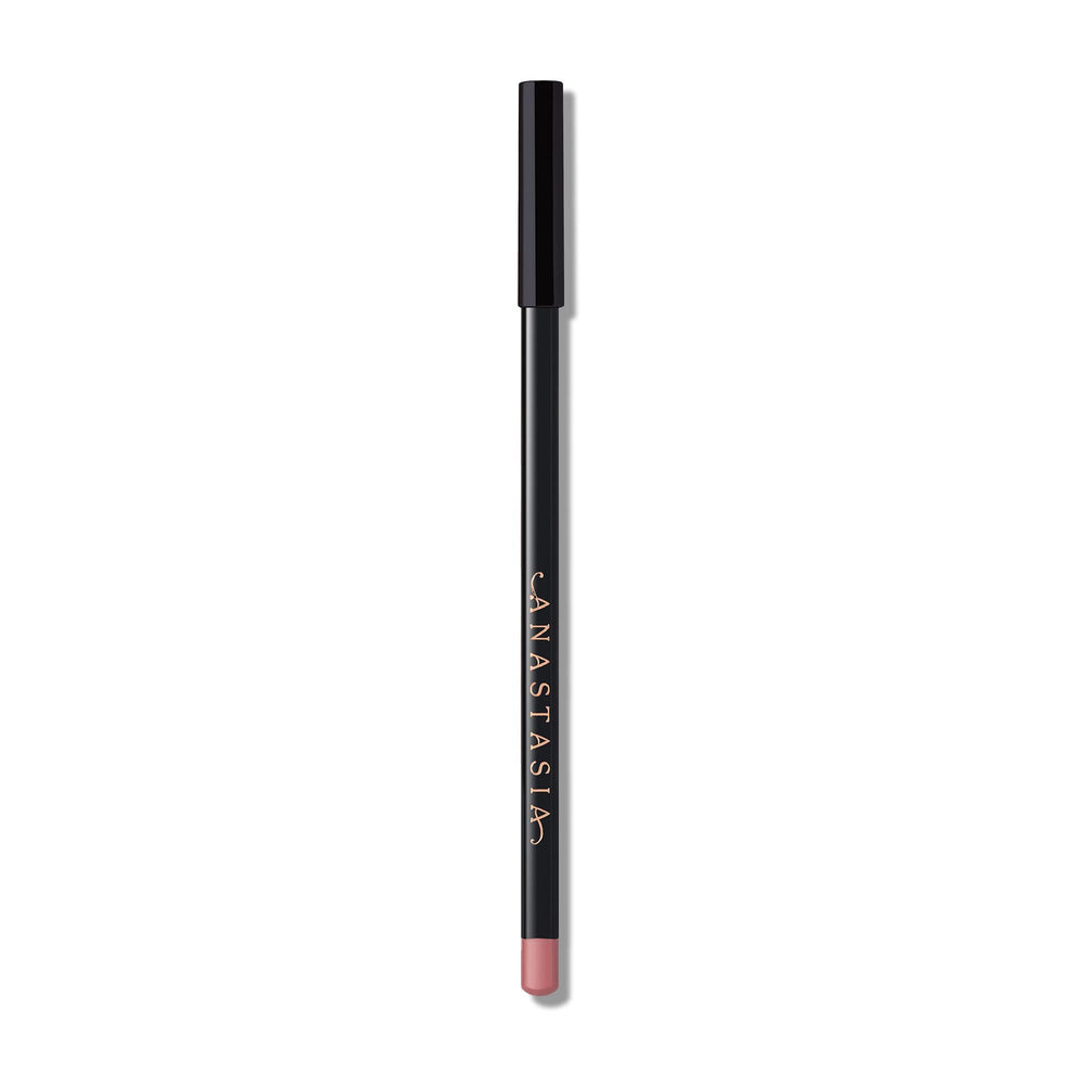 Anastasia Beverly Hills Rosewood lip liner swatch showing rich color and smooth glide