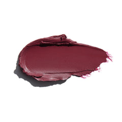 Anastasia Beverly Hills Matte Lipstick Blackberry swatch on lips for precise application and defined shape