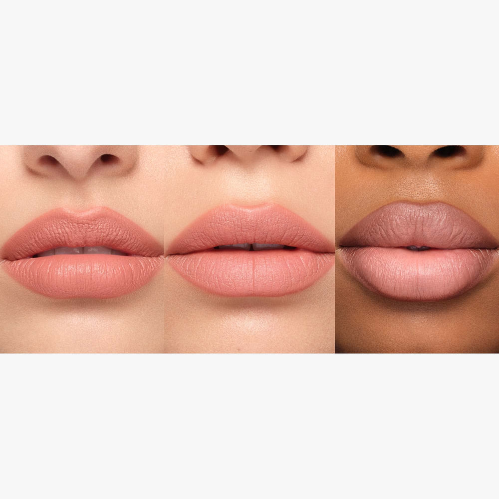 Anastasia Beverly Hills Matte Lipstick Blush Brown packaging highlights premium design.
