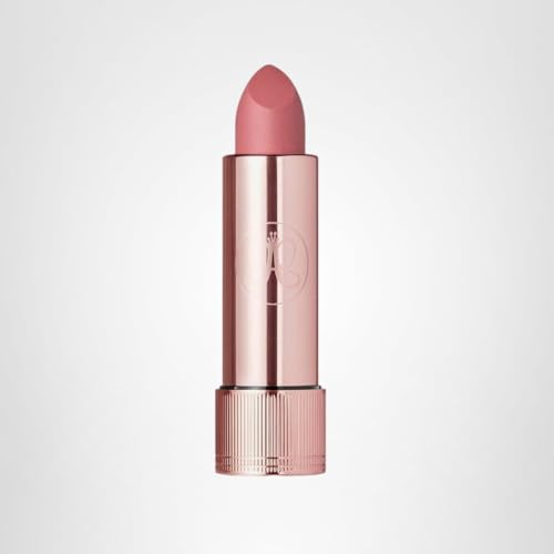 Anastasia Beverly Hills Matte Lipstick Hush Rose packaging and shade visible for travel