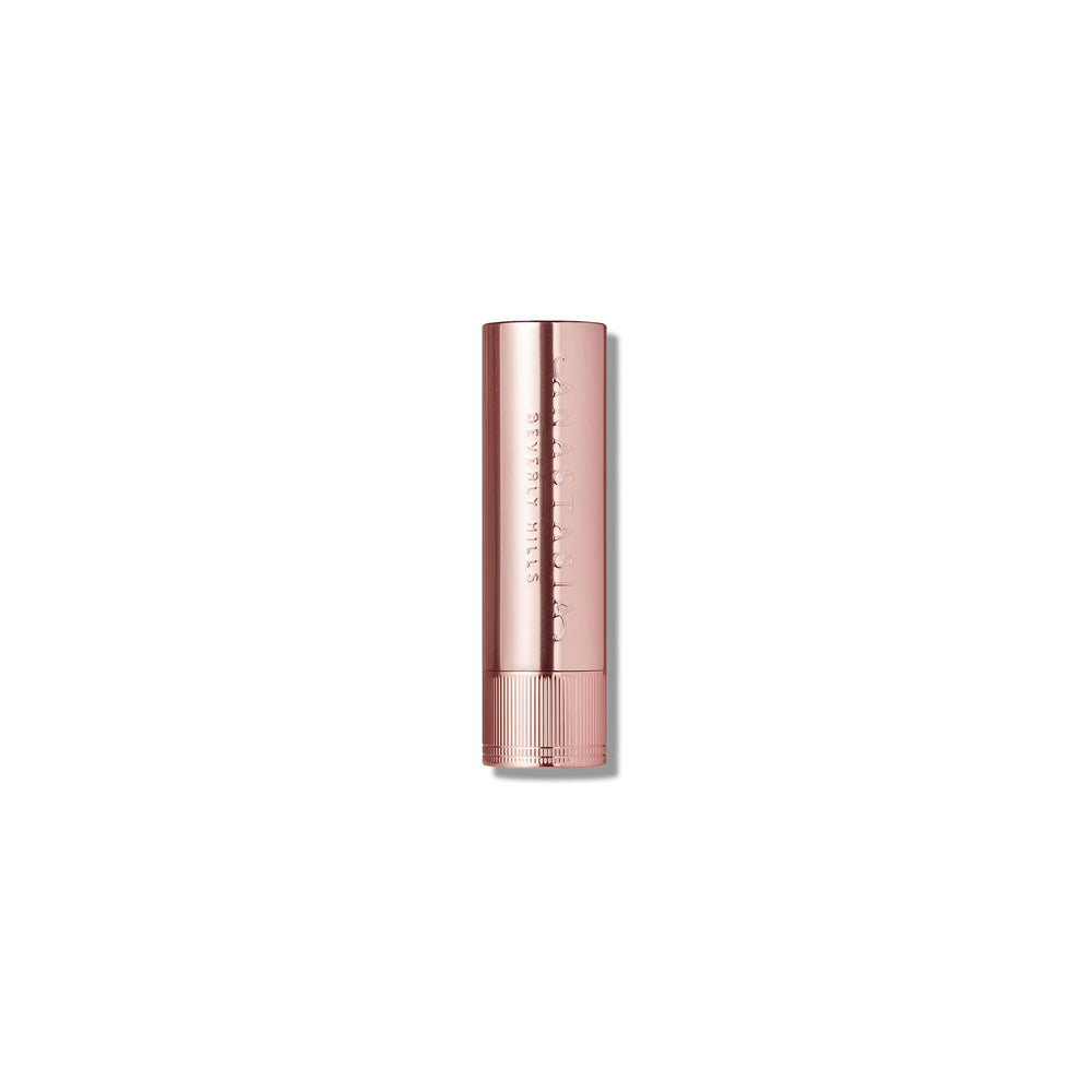 Anastasia Beverly Hills Matte Lipstick Hush Rose swatches highlight bold pigment