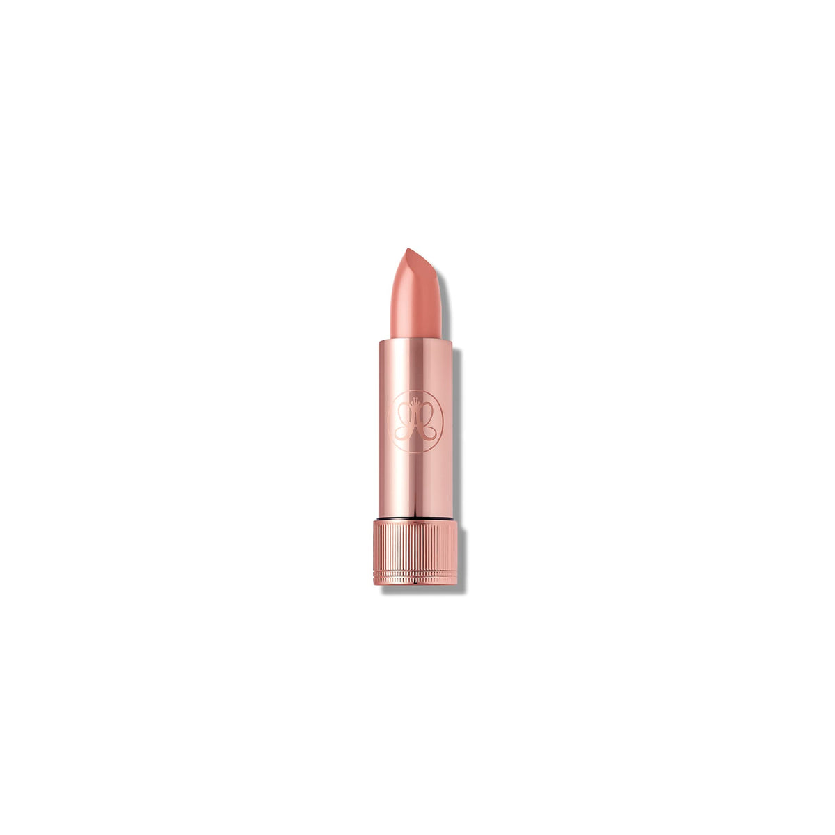 Anastasia Beverly Hills Satin Lipstick Tease closeup shows rich color and lasting wear