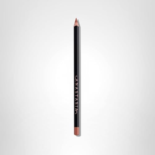 Anastasia Beverly Hills Lip Liner Deep Taupe swatch on lips showing matte finish and color payoff.