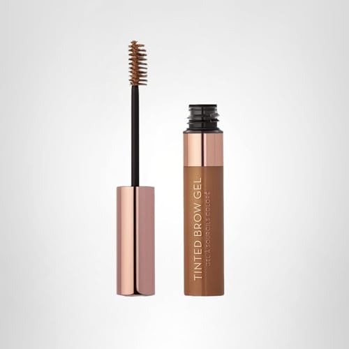 anastasia beverly hills tinted brow gel brush tip applying natural tint on brows.