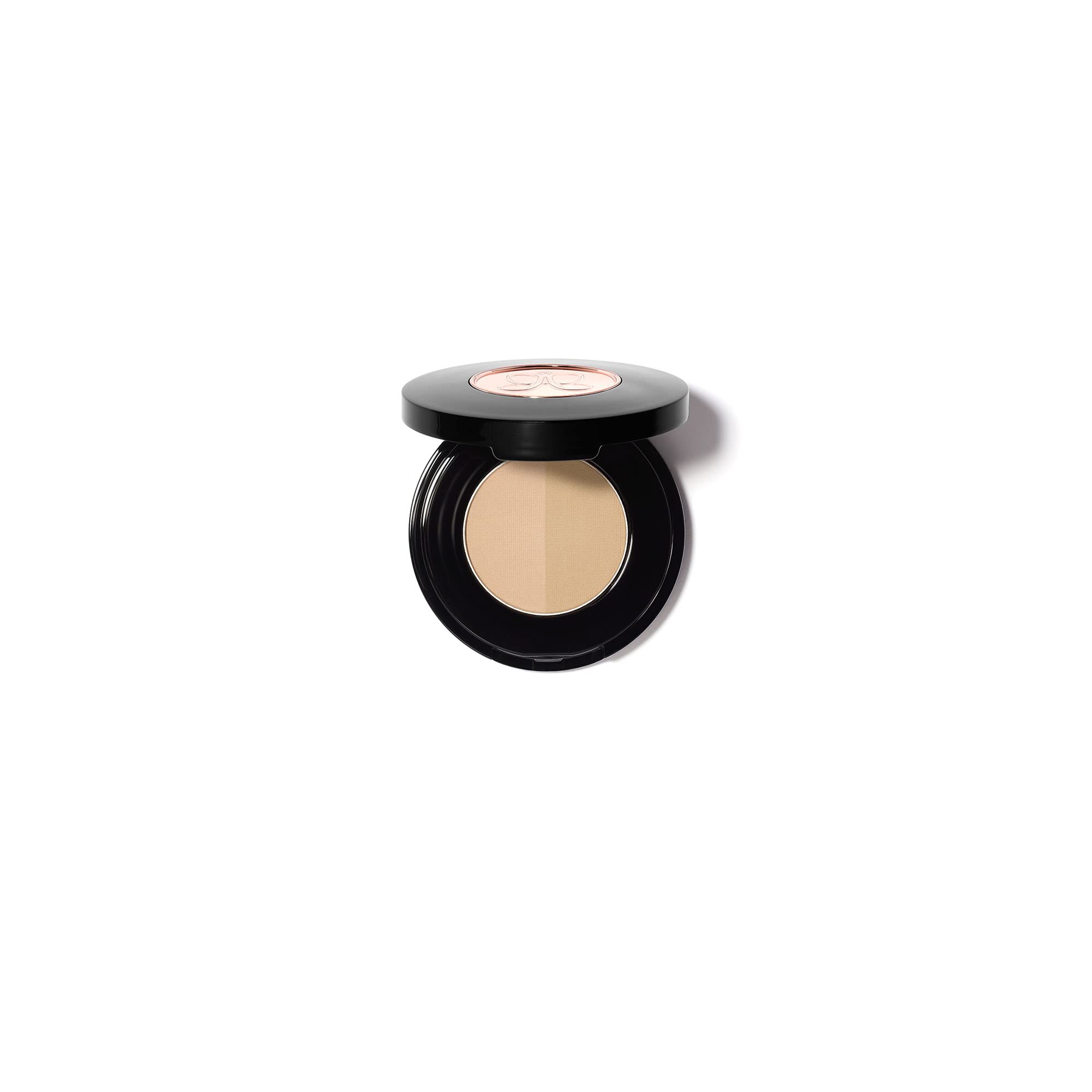 Anastasia Beverly Hills Brow Powder Duo Blonde compact open shows dual shades for natural ombre brows
