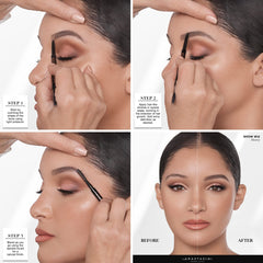 Anastasia Brow Wiz Ash Brown wax-pigment blend delivers high payoff with smooth application.