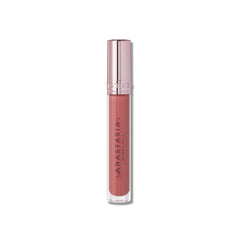 Anastasia Beverly Hills Lip Gloss Tan Rose applicator demonstrates precise center lip application