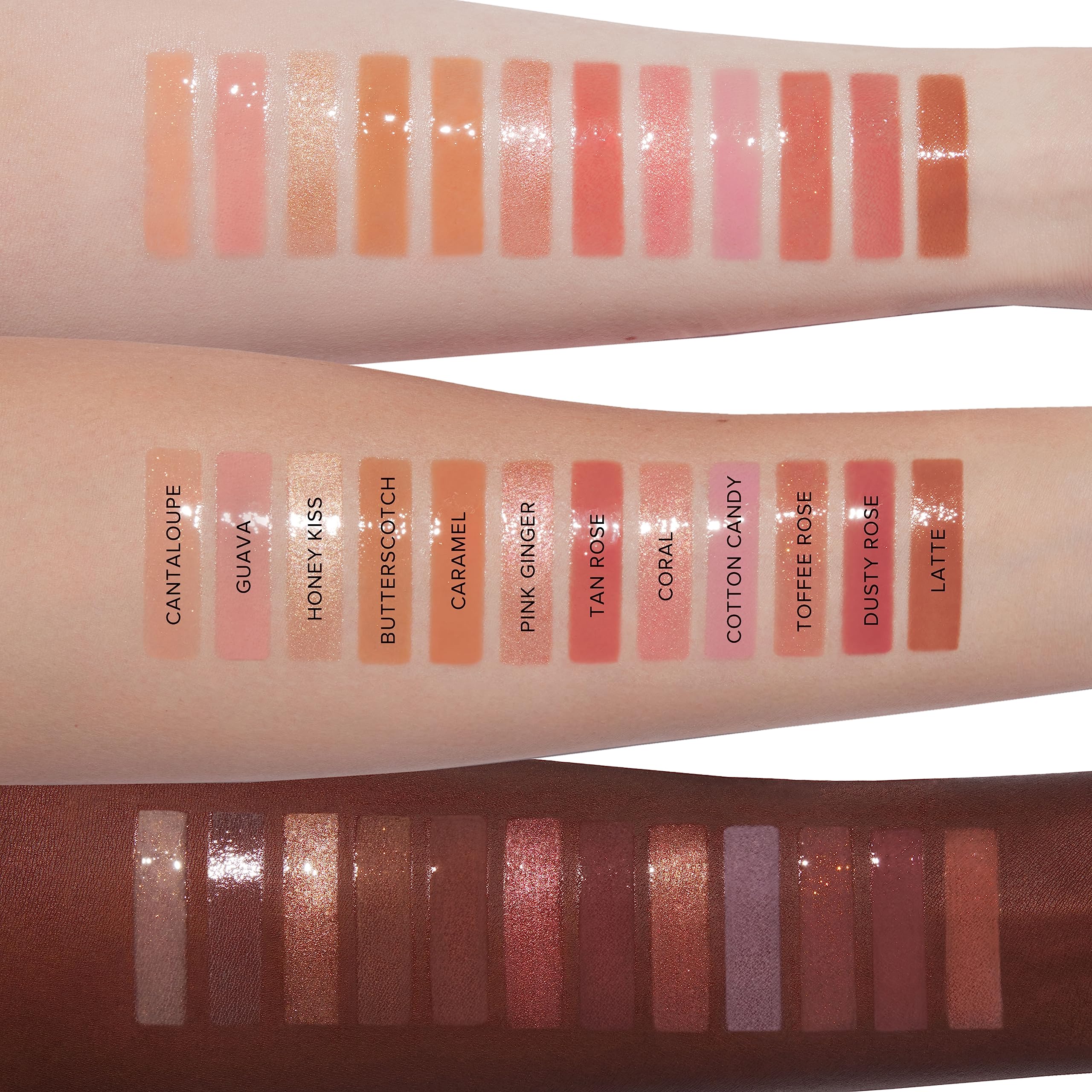 Tan Rose flat-paddle applicator detail for shaping lips