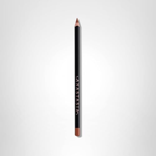 Anastasia Beverly Hills lip liner Cool Brown wear-test image highlights lasting definition.