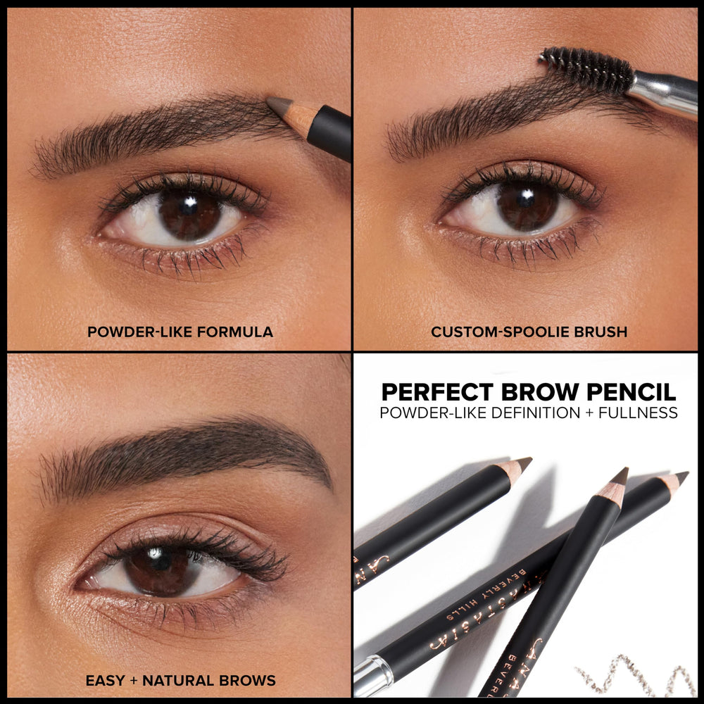 Anastasia Beverly Hills Perfect Brow Pencil Auburn close-up barrel texture for smooth application.