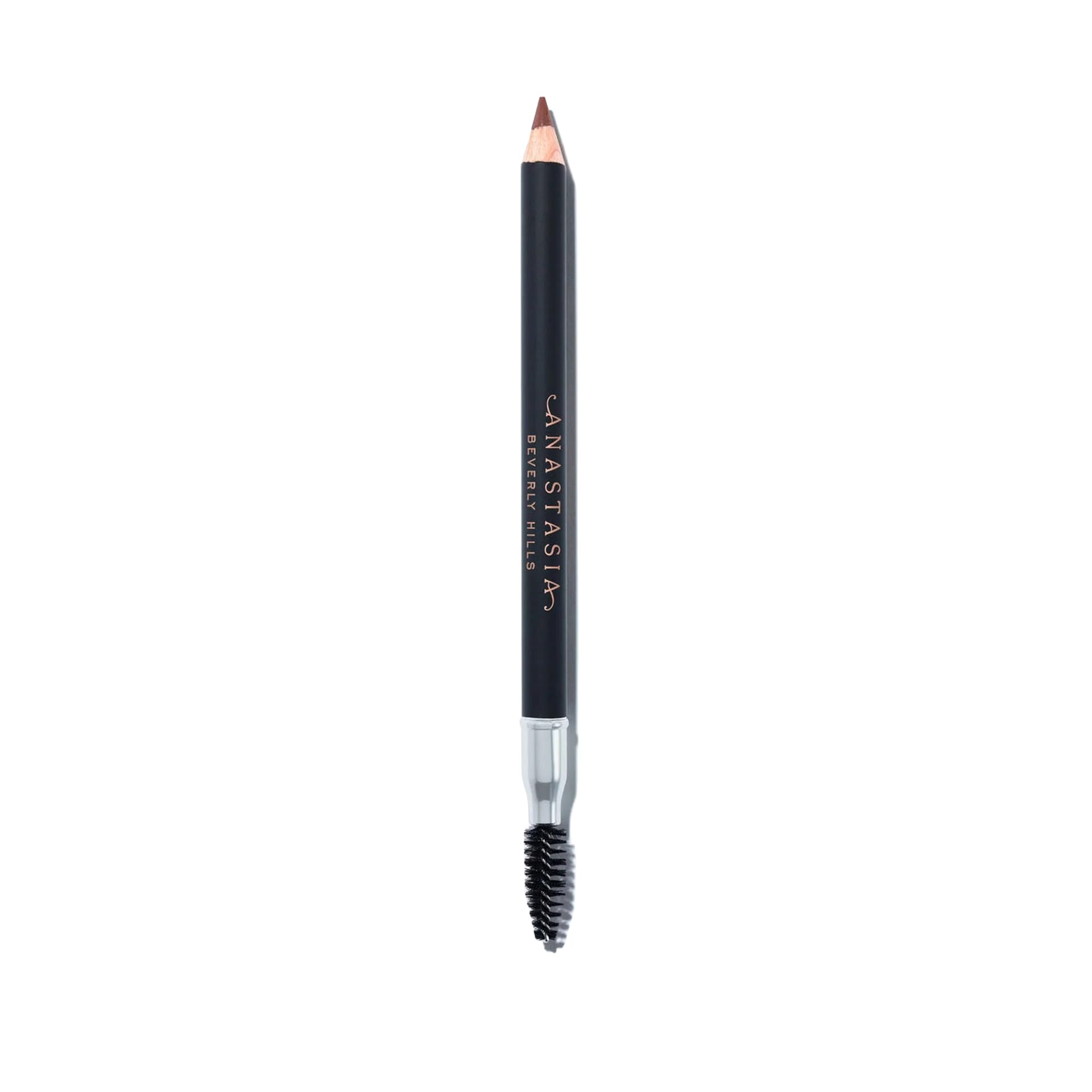 Anastasia Beverly Hills Perfect Brow Pencil Auburn packaging shows premium wooden design for precise application.