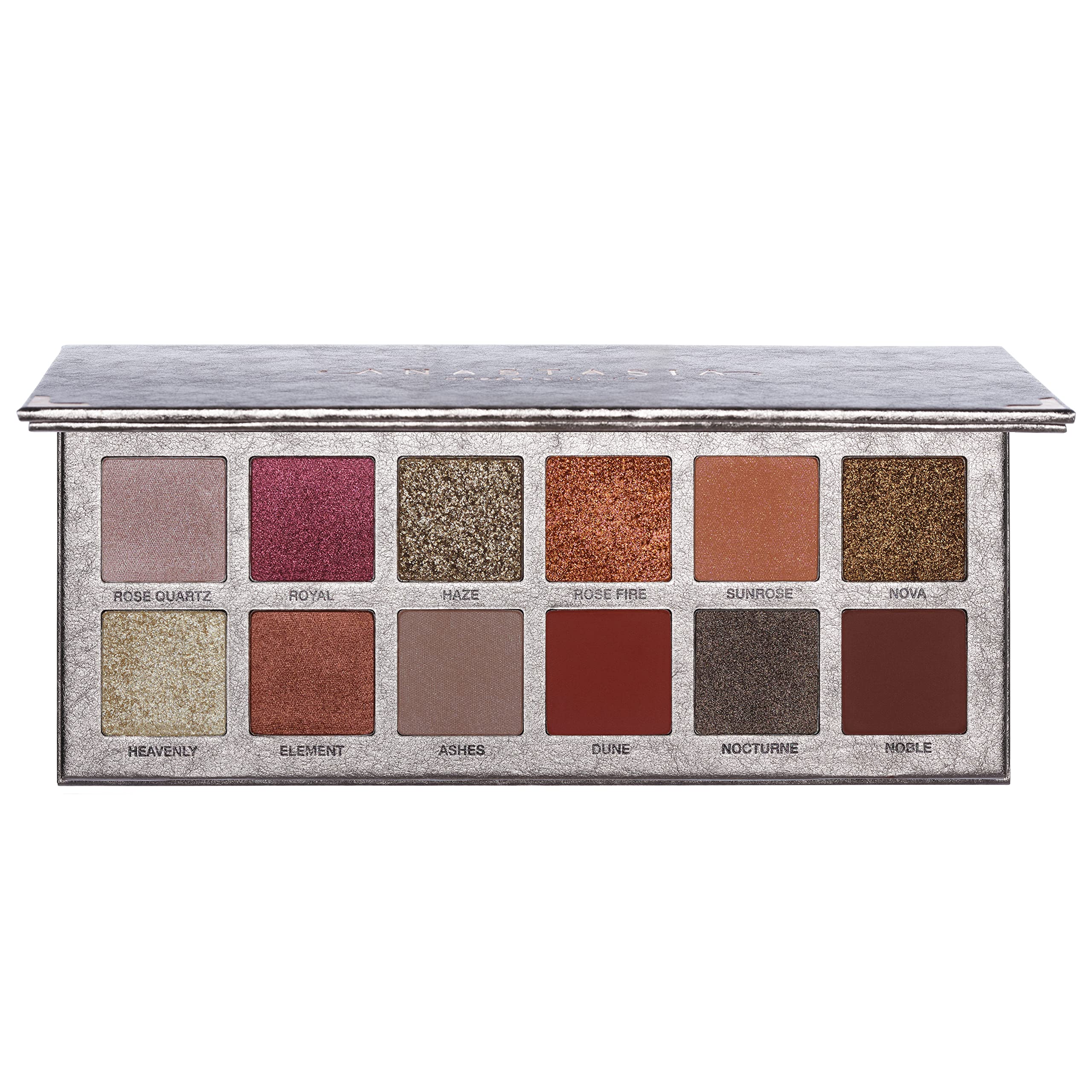 Anastasia Rose Metals Palette compact demonstrates portable color inspiration for on-the-go glam.