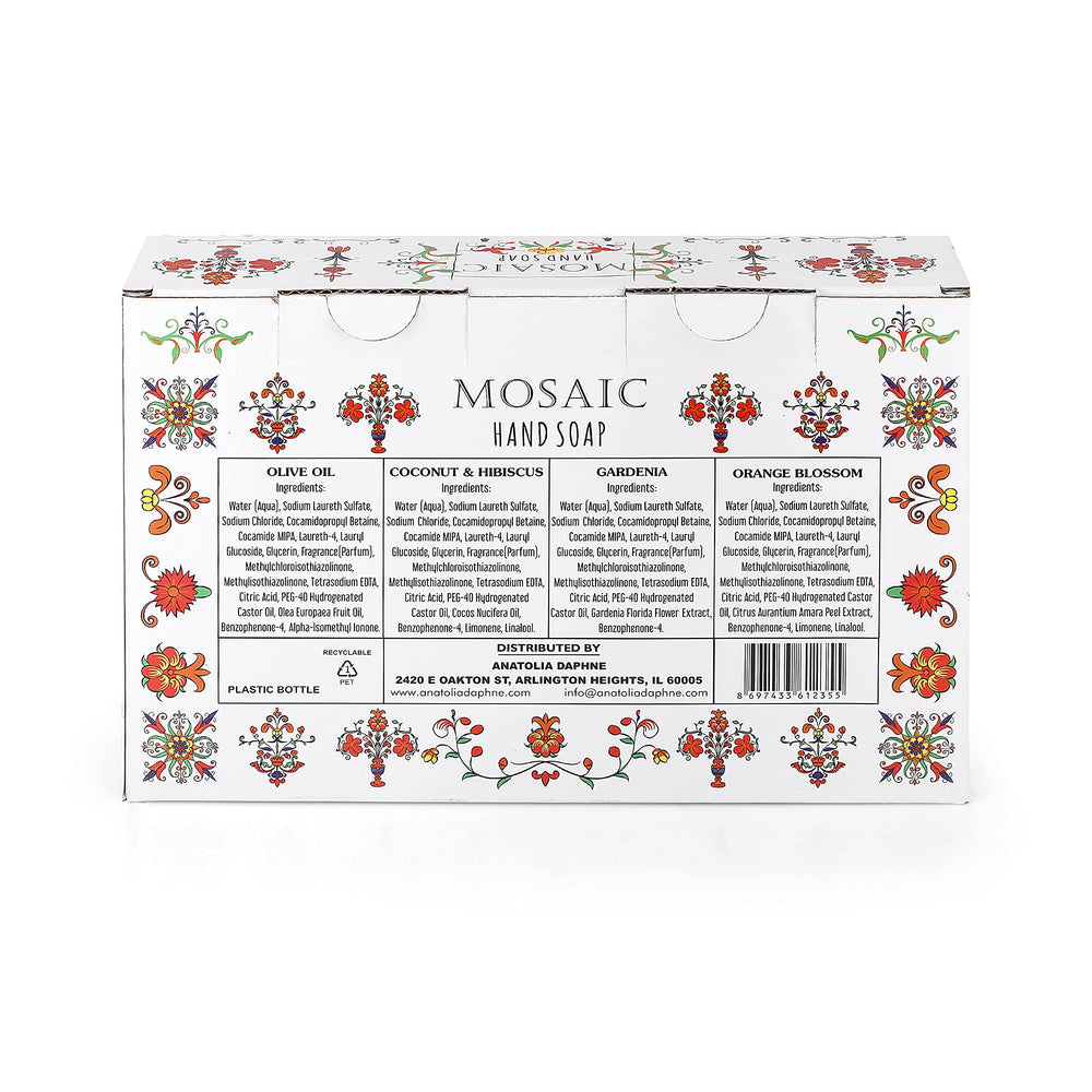 AnatoliaDaphne Mosaic set features pump tops for easy, consistent use.