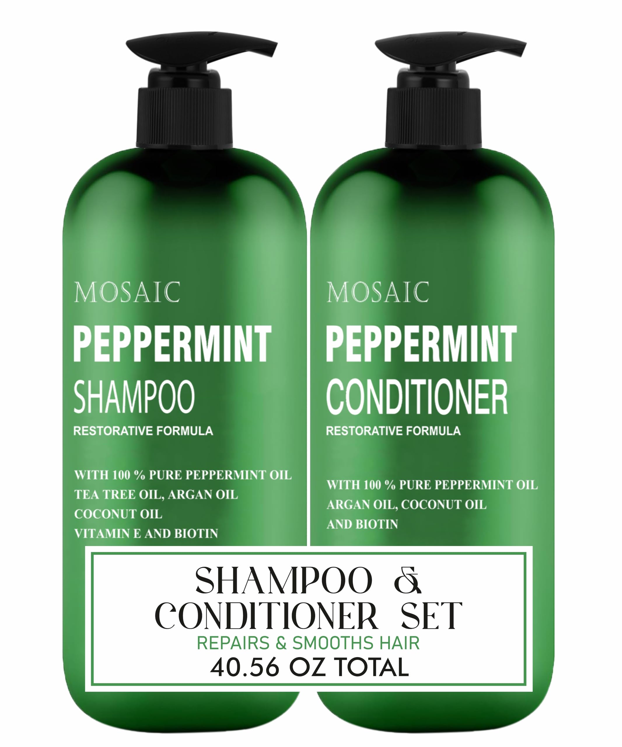 AnatoliaDaphne peppermint shampoo bottle closeup for refreshing scalp care